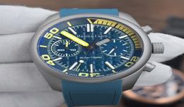 Men039s Stainless Steel Quartz Watches Business Chronograph rubber Wristwatch for Man Luminous1086969