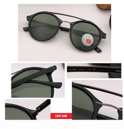 brand designer round Polarised circle vision goggles 4266 polarizer sunglasses Polarised Driving flash mirror gafas Glass8044128