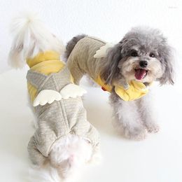 Dog Apparel Winter Warm Jumpsuit Outfit Cute Pet Clothes Puppy Chihuahua Bichon Pomeranian Maltese Costume Small Clothing Coat Pants