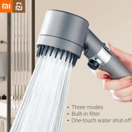 Massager Xiaomi Youpin Supercharge Shower Head Filtered 3 Modes Adjustable Massage Spray Nozzle Handheld Big Water Flow Bathroom Tool