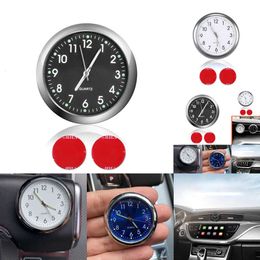 2024 2024 Vehicle-Mounted Electronic Clock Quartz Clock Car Air Outlet Central Control Mini Clock Luminous Digital Electronic Watch