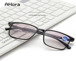 Sunglasses Ahora Bifocal Sun Reading Glasses Ultralight Square Presbyopia Eyeglasses For WomenMen Hyperopia Eyewear10to4018469631