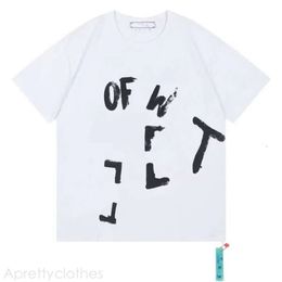 Off Whiteshirt T Shirt Mens Designer Tshirt Men Shirts For Men Short Sleeve Breathable Cotton Black Shirt Fashion Letter Printed T-Shirts Tops Off Withe Shirt 472