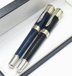 Limited Writer edition Mark Twain Roller ball pen High quality Writing Ballpoint pens Black Blue Wine Red resin engrave texture of9030949