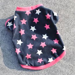 Dog Apparel Star Vest Winter Fleece Warm Cartoon Rabiit Puppy Pet Dogs Clothes For Small T Shirt Jacket