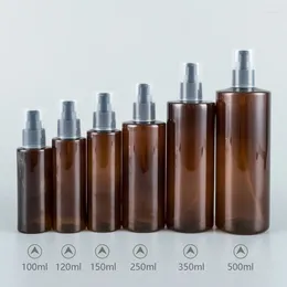 Storage Bottles 100ml 120ml 150ml 250ml 350ml 500ml Empty Cream Pump Cosmetic Refillable Plastic Bottle Liquid Soap Facial Cleanser