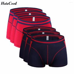 Underpants 6Pcs/lot Underwear Boxer Men Breathable Men's Boxers Shorts Male Sexy Panties Modal Mens Bodysuit Trunks Plus Size