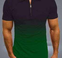 Mens Designers T Shirts Men Slim Fit TShirt Gradient High Quality Black White Orange Tees Streetwear Plus Size M3XL9632191