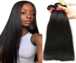 Brazilian Straight Virgin Hair Bundles Unprocessed Peruvian Malaysian Indian Human Hair Extensions Brazilian Virgin Hair Straight5707469