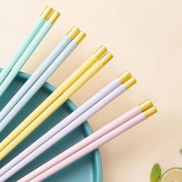 Chopsticks Non-slip High Strength Reusable 5 Pairs Of Grade Bpa Free Tableware For Kitchen Tools No