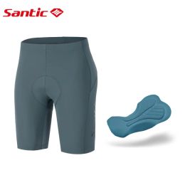Shorts Santic Men Cycling Shorts Coolmax 4d Pad Shockproof Mtb Bike Shorts Breathable Reflective Antipilling Wm1c05125