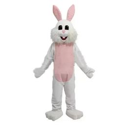 2024 Hot Sales halloween White Rabbit Mascot Costume Fancy dress carnival Custom fancy costume Character costumes