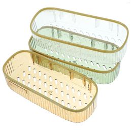 Kitchen Storage Bathroom Organizer Basket Shelf Wall Mounted Holders Nail-free Seasoning Rack