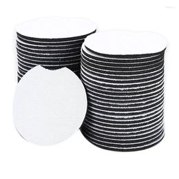 Table Mats 100 Pcs Sublimation Blank Car Coasters 2.53Inch Circle Cup Mat Opening Blanks