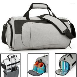 Storage Bags Waterproof Bag Multi-purpose Travel With Shoe Compartment Luggage Handbag Sport Backpack Portable Organizer