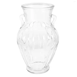 Vases Centrepieces Flower Decorative Glass Hydroponic Bottle Holders Clear Unique For Flowers Office