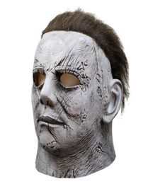 Party Masks RCtown Movie Halloween Horror II Michael Myers Mask Realistic Adult Latex Prop Cosplay Headgear Scary Masquerade Toy9390024