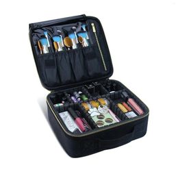 Storage Boxes Travel Makeup Case Adjustable Divider Bag Cosmetic Portable And Minimalist In 2024 Fashion Versatile