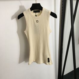Summer Slim Camis Female Designer Camisoles Cotton Soft Touch Tops Personality Letters Design Girls Tees Shirts