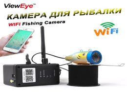 ViewEye New 15m50m Metallic WIFI Underwater Fishing Camera 1000TVL 24G Video Recorder Night Vision Fish Finder with 12pcs LED6973685
