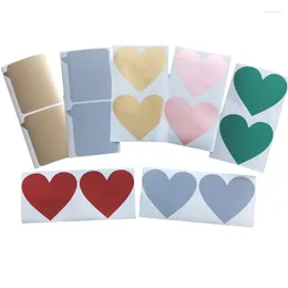 Gift Wrap 50Pcs/pack Heart High Quality Cool Home Game Wedding Message Labels Tickets Promotional