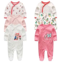 34Pcs Baby Rompers Long Sleeve Jumpsuit Newborn Clothes Winter Pyjamas Baby Girl Boys Clothes Warm infantil toddler costumes 1034579734