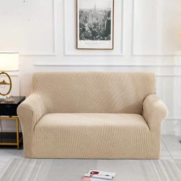 Chair Covers Jacquard Stretch Sofa Cover For Living Room Elastic Slipcover Sectional Couch Furniture Protector 1/2/3/4 Seater