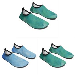 män kvinnor anpassade vading skor tecknad djur design diy ord svart vit blå röd slip-on mens tränare gai 134