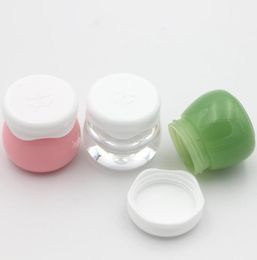 Cosmetic Small Mini Jar Bottle 10g Pink Green Plastic Containers for Cosmetics Package Makeup Empty Cream Jars7992851