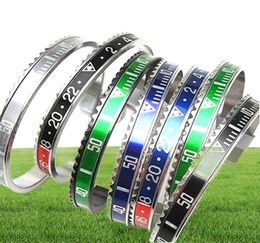 Two Mix Colour Cuff Jewellery Woman Multifunctional Speedometer Power Bracelet Vners Watch Cuff Jewellery Man Italian Speedometer Brace3028316