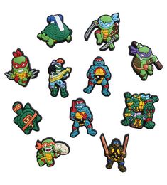 Anime charms wholesale cute turtle cartoon charms shoe accessories pvc decoration buckle soft rubber charms fast ship5869002