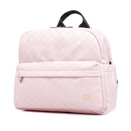 Soboba Fashionable Plaid Pink Diaper Bag for Mommies Large Capacity Well-Organized Space Maternity Backpack for Strollers 240407