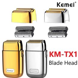Shavers Kemei Professional Replacement Foil and Cutter Blades Set Suitable For KMTX1 Shaver Original Electric Shavers Blades