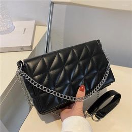 Shoulder Bags Chain Women Ladies Handbag Women's Design Clutch 2024 Quilted Fashion Purses And