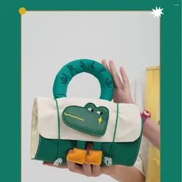 Cosmetic Bags Detachable 4-in-1 Storage Bag Travel Hangbad 2024 Cute Cartoon Crocodile Large Capacity Makeup