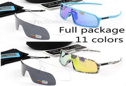New Brand s Photochromic Cycling Sunglasses 3 Lens UV400 Polarised MTB 9406 Sports Bicycle Glasses Full package8662702