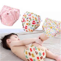 Trousers 3pc Baby Reusable Cloth Diaper Ecological Potty Training Pants Diapers for Children Panties Cotton Waterproof Nappy Newborn