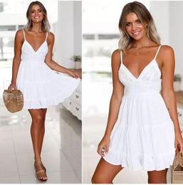 Casual Dresses Lace Princess Dress Sexy V-neck Strap