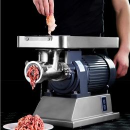 Desktop Electric Meat Grinder Commercial High-power 1500W/1800W/2200W Meat-stirring Dumpling Stuffing Machine Make Meat Enema