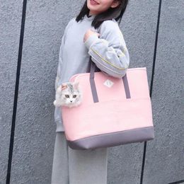 Cat Carriers Backpack Carrier Bag Outdoor Travel Carrying Messenger Designer Pet Handbag Puppy Supplies