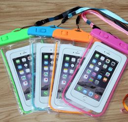 Dry Bag Universal Waterproof Cases High Clear Camera Use Soild For Iphone 11 pro max Samsung Galaxy s20 ultra note 10 OPP Pack7502468