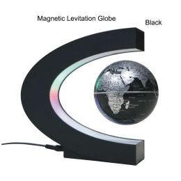 Globe Magnetic Levitation Globe Student School Teaching Equipment With LED World Map Globe Kids Gifts Desktop Culture Education Crafts