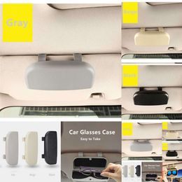 2024 2024 Glasses Holder Magnetic Car Sun Visor Glasses Case Organiser Glasses Storage Box Holder Visor Sunshade Car Holder For Glasses