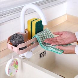 Kitchen Storage Sinks Organizer Sink Shelf Soap Sponge Drain Rack Holder Basket Accessories