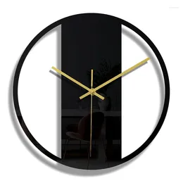 Wall Clocks Big Deal 11.8 Inch Acrylic Transparent Clock Sticker Fashion Non-Ticking Quartz Watch For Living Room Home Decorativ