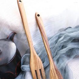 Spoons Kitchen Dinner Handmade Natural Wooden Eco-friendly Tableware Cutlery Dinnerware Salad Forks