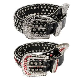 New Trend Bling Blin Rhintone Belt Men Women Wtern Cowboy Studded Dna Diamond Belt For Jeans Cinturon De Strass4227842