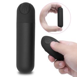 Remote Control Powerful 10 Speed Mini Bullet Vibrator Dildo Vibrators Sex Toys For Women G Spot Clitoral Stimulator USB Charging 240412