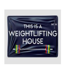 This is a Weightlifting House Flag 3x5Feet Decoration Flag With Brass Grommets 5750430