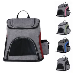 Cat Carriers Backpack Oxford Fabric Carrier Collapsible Ventilate Outgoing Portable Bag Puppy Kitten Outdoor Travelling Pet Supplies